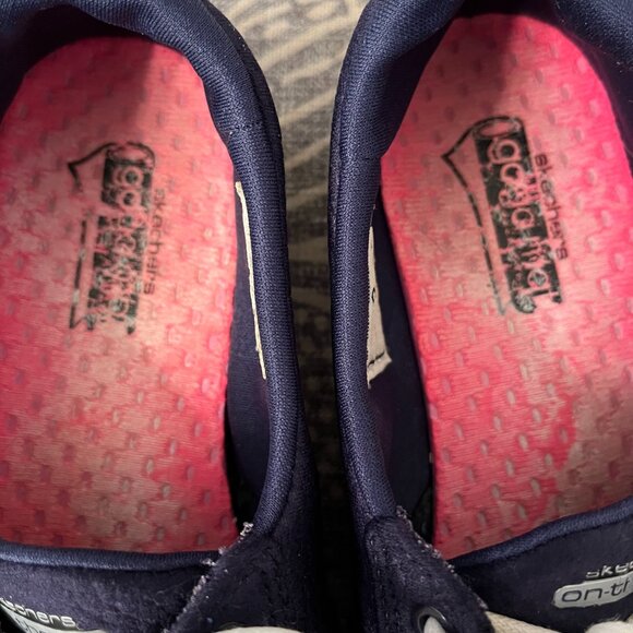 Skechers On-The-Go Blue Docker Shoes Womens Size 6.5 - Picture 10 of 13